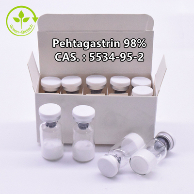 98% Cas 5534-95-2 펜타가스트린 파우더 10 Mg / 병