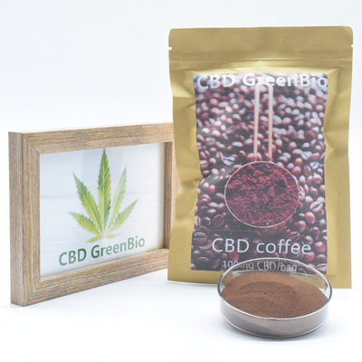 그린비오 100g 전체 스펙트럼 CBD 커피 식물지는 고통 배포를 추출합니다
