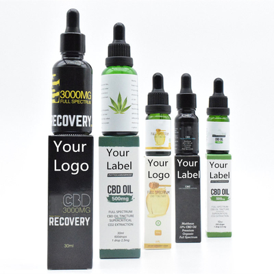 OEM ODM 광대한 범위 CBD 오일 THC는 건강한 치료 500 마그네슘 1000 마그네슘 동안 자유롭게 합니다