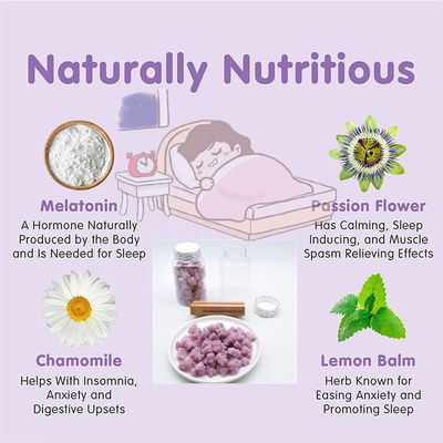 성인들을 위한 잠 비타민 Gummy Bear는 일시 정지 품질을 향상시킵니다