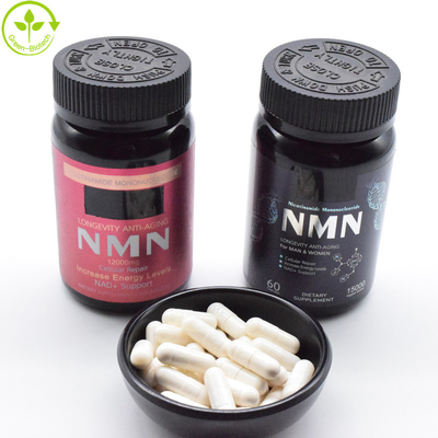 OEM ODM 맞춤형 건강 보충제 남성 여성을위한 NAD NMN 파우더 캡슐