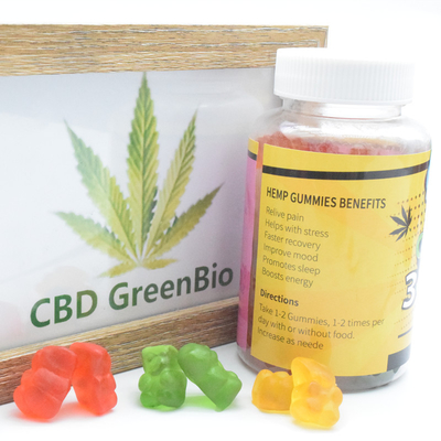 프리미엄 등급 CBD 왕꿈틀이는 빠른 회복 오메가 3 CBD 끈적거리는 벨소리를 돕습니다