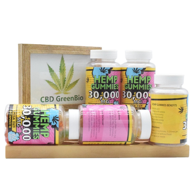 프리미엄 등급 CBD 왕꿈틀이는 빠른 회복 오메가 3 CBD 끈적거리는 벨소리를 돕습니다