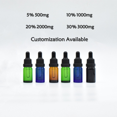 99.9% CBD 금속 염색제 오일 칸나비디올 CBD 오일 불안감 감량을 분리하세요