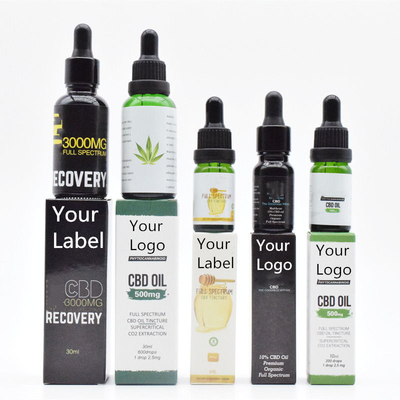 OEM ODM 광대한 범위 CBD 오일 THC는 건강한 치료 500 마그네슘 1000 마그네슘 동안 자유롭게 합니다