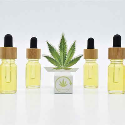 OEM 전체 스펙트럼 칸나비디올 오일 5% 30% 고통 염증 CBD 금속 염색제 오일