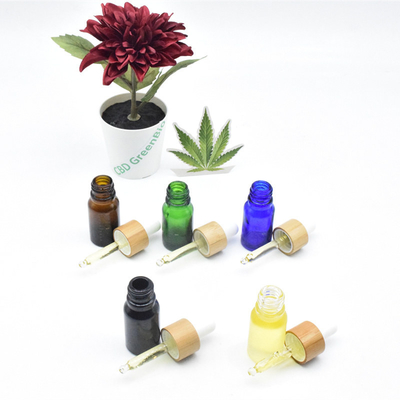 사티바 잎 꽃 CBD 금속 염색제 석유 통증 억제 10 밀리람베르트 20 밀리람베르트 검은 점적기 유리병 CBD 석유