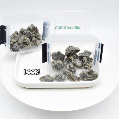 연기를 위한 임계 초과 80% CBD 왁스 크럼블은 암색을 가볍게 두드립니다