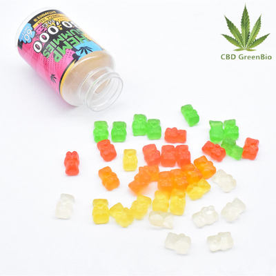 의료 서비스 전체 스펙트럼 CBD 끈적거리는 잘 씹히지 않는 향상시키는 분위기