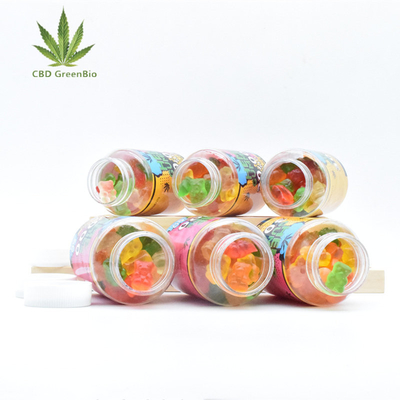 의료 서비스 전체 스펙트럼 CBD 끈적거리는 잘 씹히지 않는 향상시키는 분위기