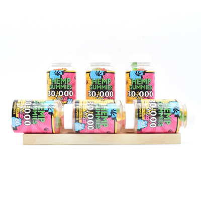 GMP 삼 CBD 고무 25 마그네슘은 병마다 노력 식품 등급 60 검미를 공개합니다